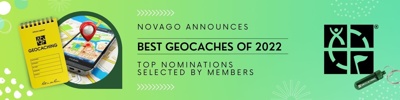 NoVAGO Announces Best Geocaches of 2022. Top Nominations Selected by Members